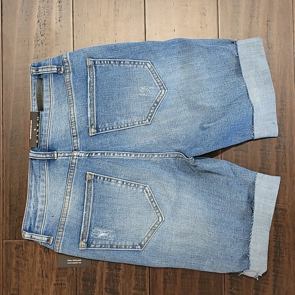 BNWT Risen HW Distressed Long Short - Picture 2 of 4